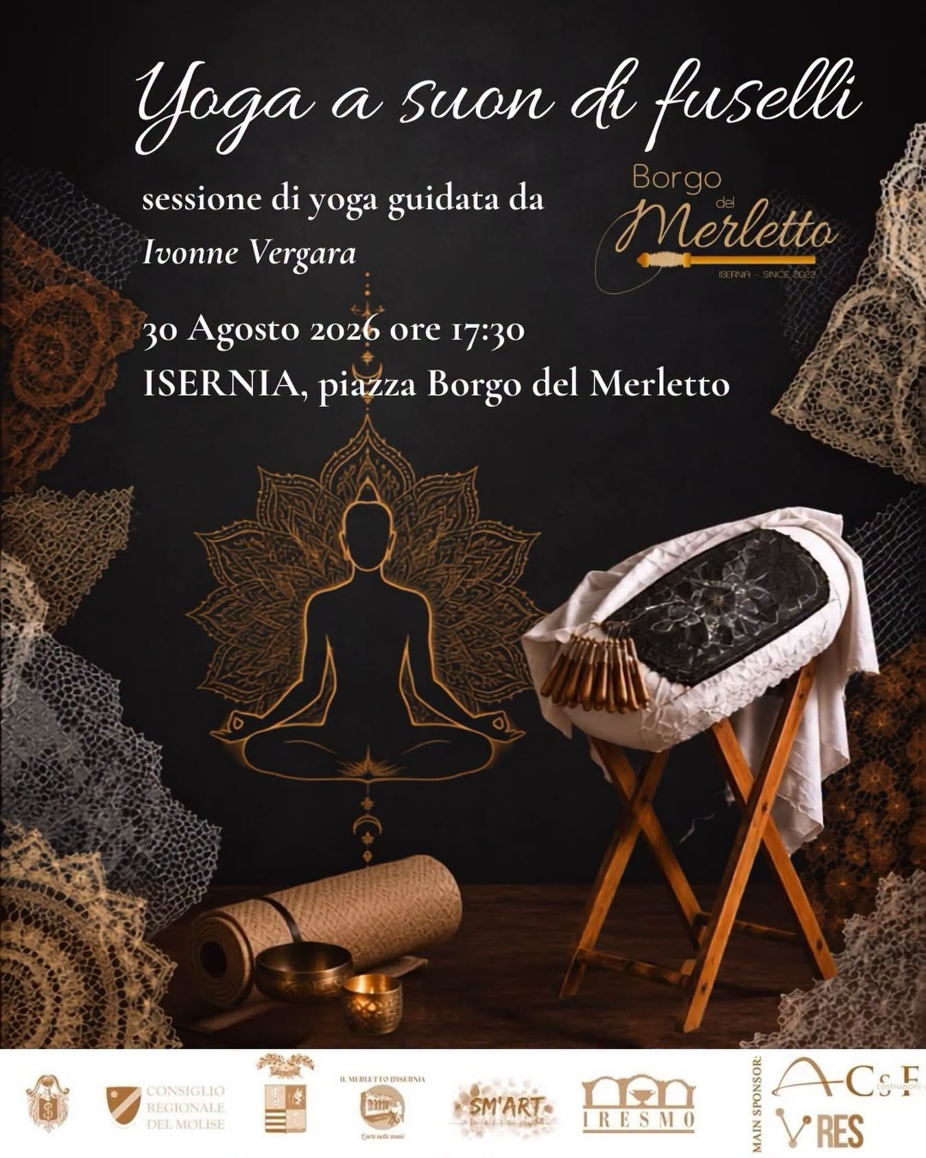Locandina di Yoga a suon di fuselli